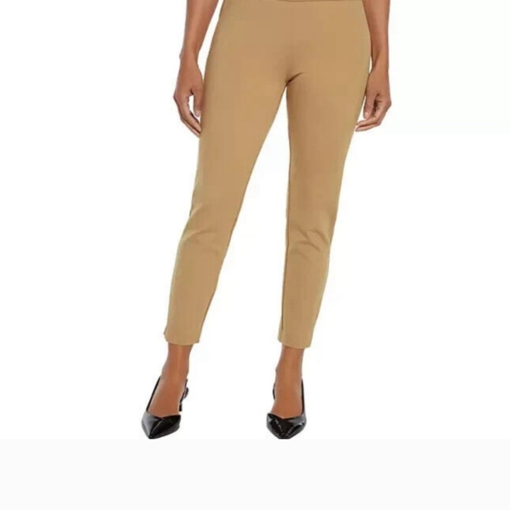 Women's Tan Slim Fit Pants